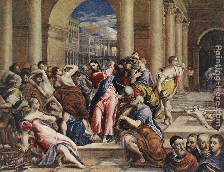 El Greco Christ Driving the Traders from the Temple